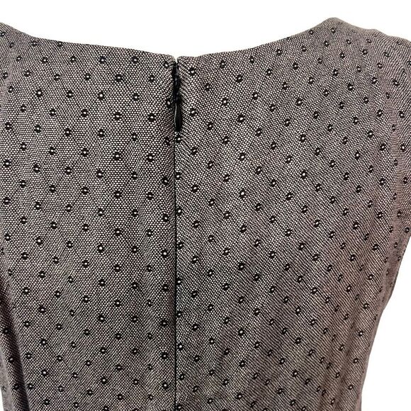 LOFT Sleeveless Brown and Black Mini Dress - Picture 7 of 12